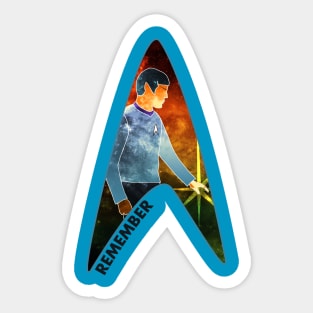 Remember - A tribute to Leonard Nimoy as Spock Sticker